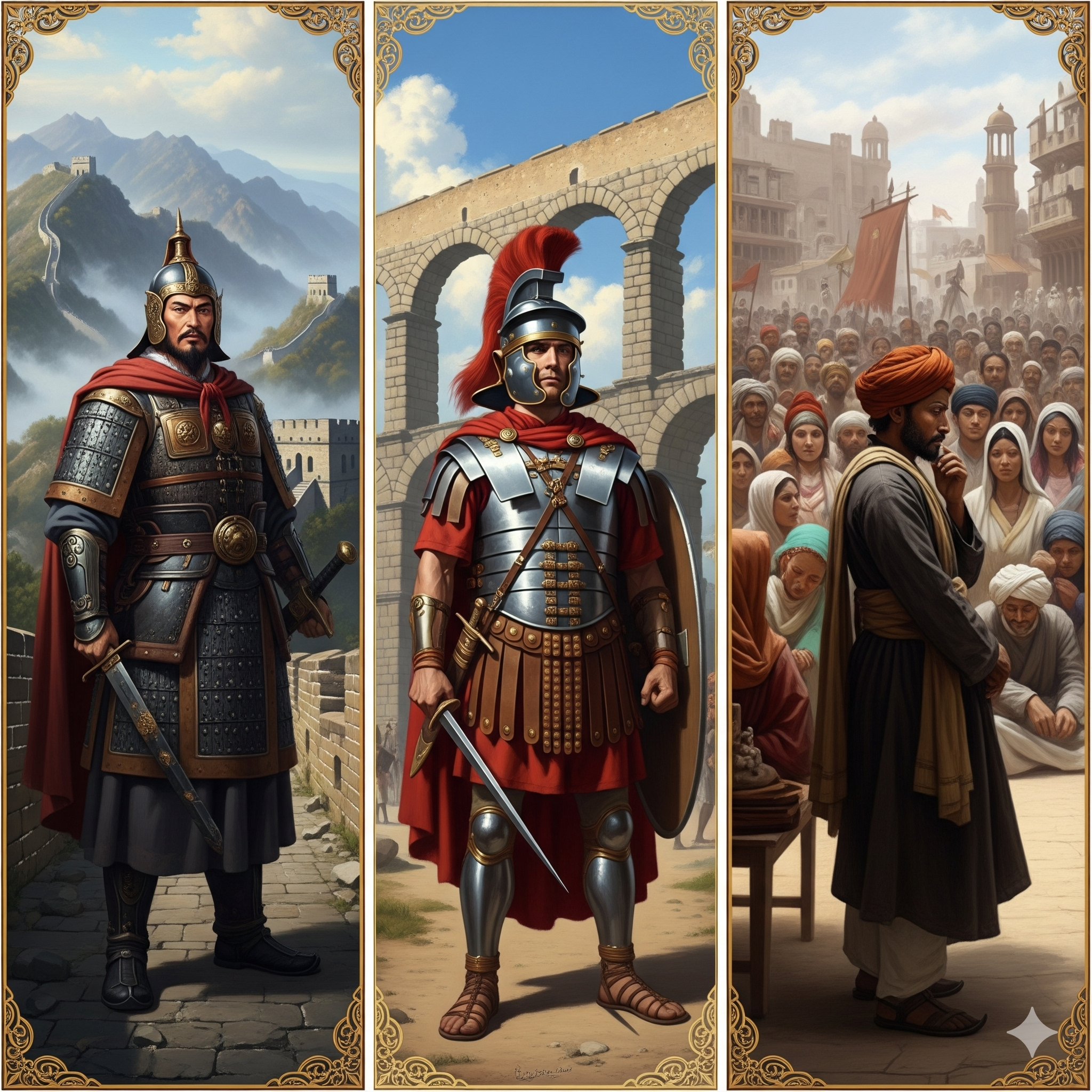 Three kings, three regions